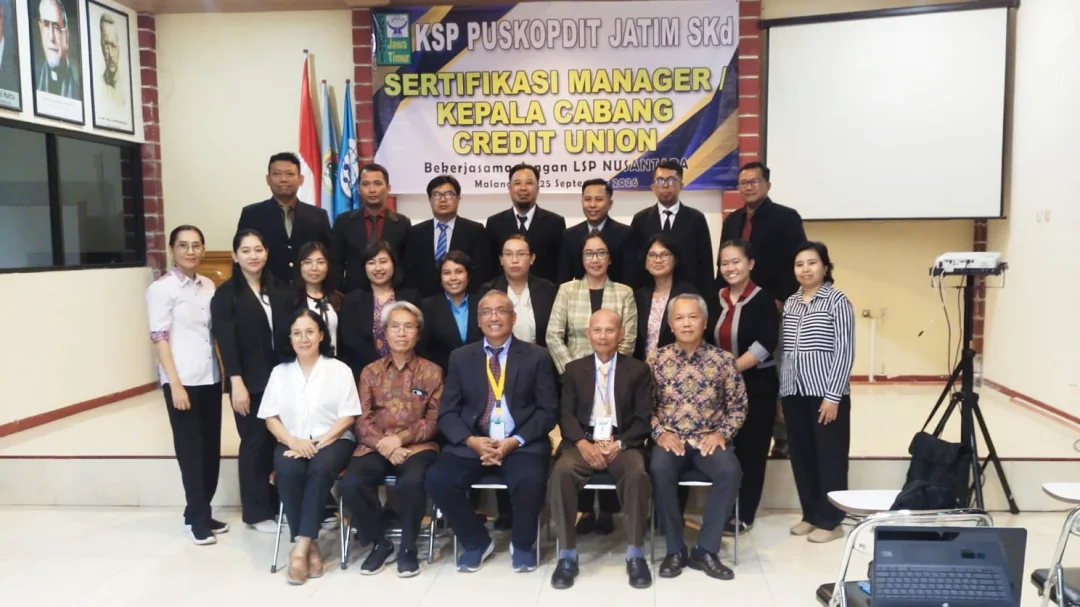 Tingkatkan Profesionalisme Credit Union, 15 Calon Manager KSP Lingkup Puskopdit Jatim Ikuti Uji Kompetensi